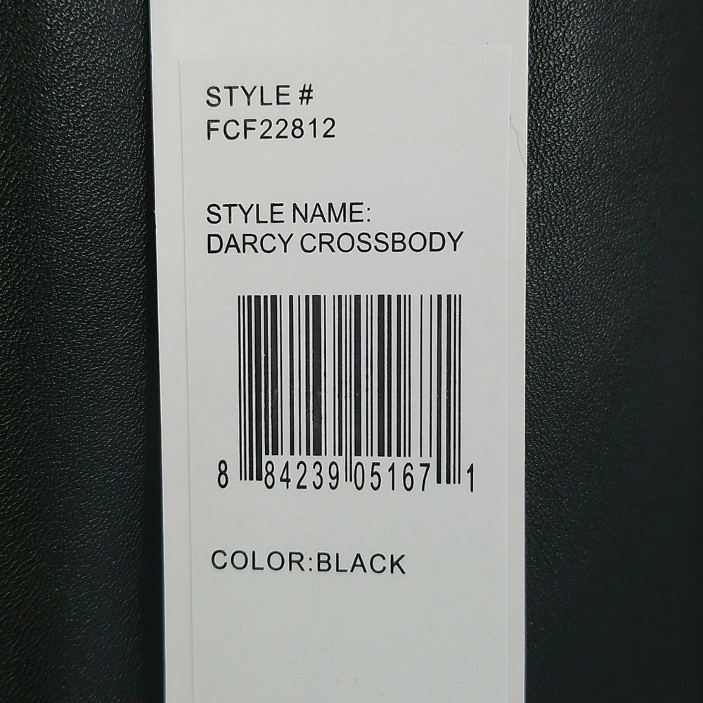 French Connection Darcy Crossbody Black NWT 2 Way Shoulder Bag Purse - Picture 8 of 8